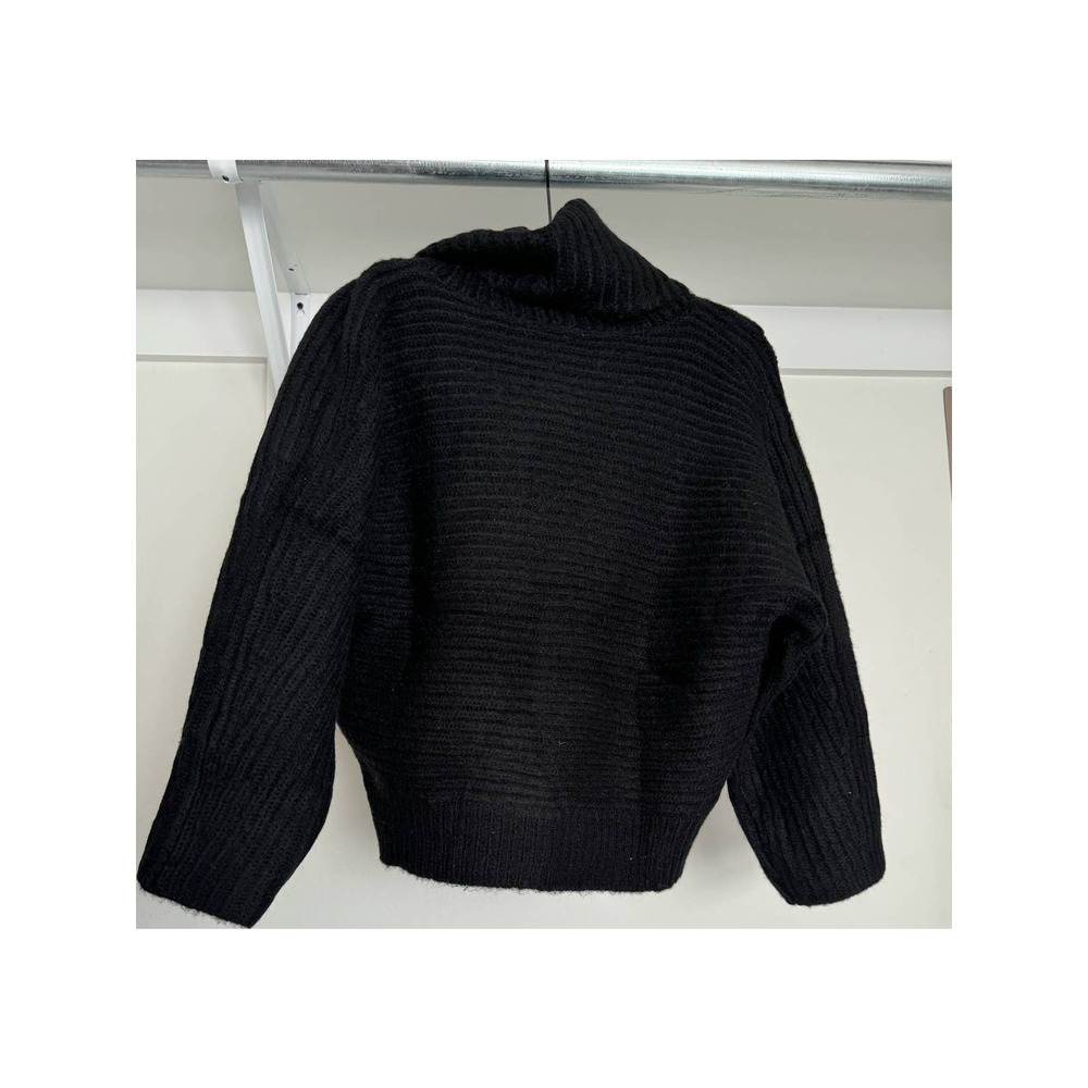 Leith Dolman Turtleneck Sweater In Black Size Small - Picture 4 of 7